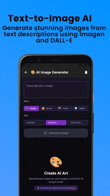 Browsist AI text-to-image generator